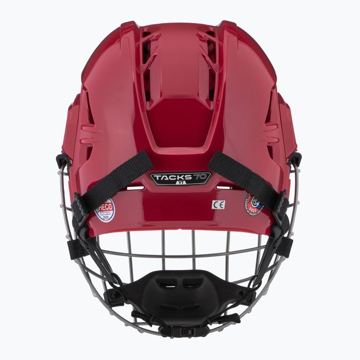 Kask hokejowy CCM Tacks 70 Combo red 4