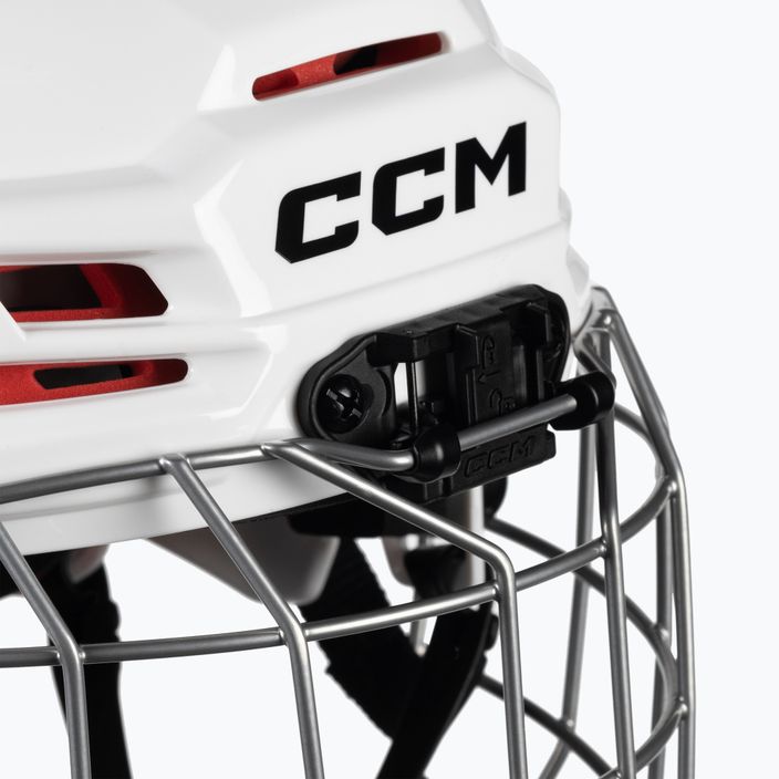 Kask hokejowy dziecięcy CCM Tacks 70 Combo white 6