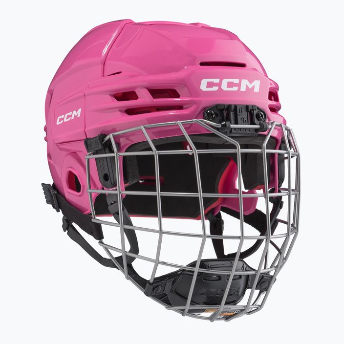 Kask hokejowy dziecięcy CCM Tacks 70 Combo pink