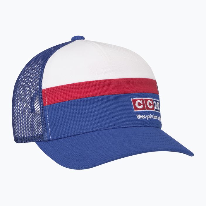 Czapka z daszkiem CCM Vintage Meshback Trucker blue/white/red 2