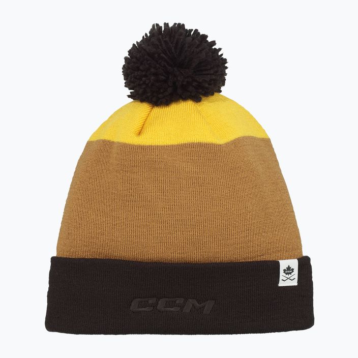 Czapka zimowa CCM Pom Knit black