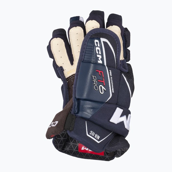 Rękawice hokejowe CCM JetSpeed FT6 Pro SR navy/white 3