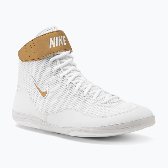 Buty zapaśnicze męskie Nike Inflict 3 white/metallic gold