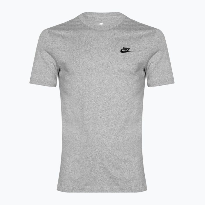 Koszulka męska Nike Sportswear Club dark grey heather/black