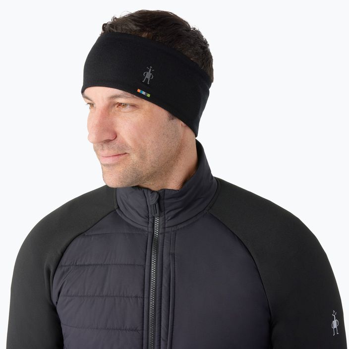 Opaska na głowę Smartwool Thermal Merino Reversible black charcoal heather 2