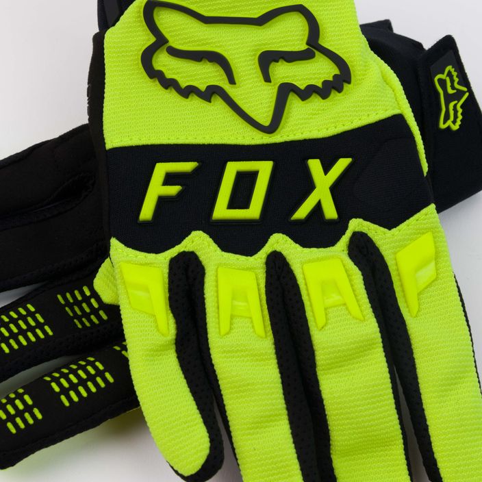 Rękawiczki rowerowe męskie Fox Racing Dirtpaw fluorescent yellow 4
