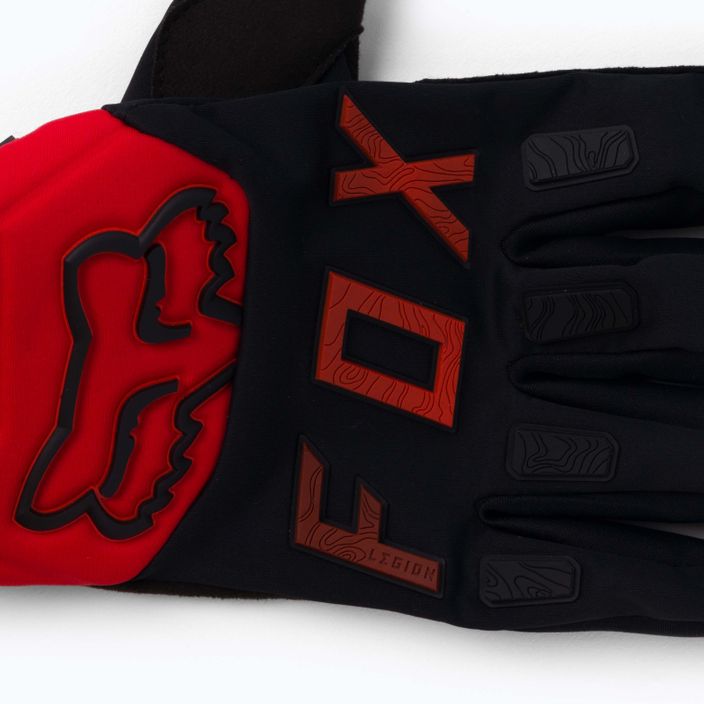 Rękawiczki rowerowe męskie Fox Racing Legion czarno-czerwone 25800_017 4