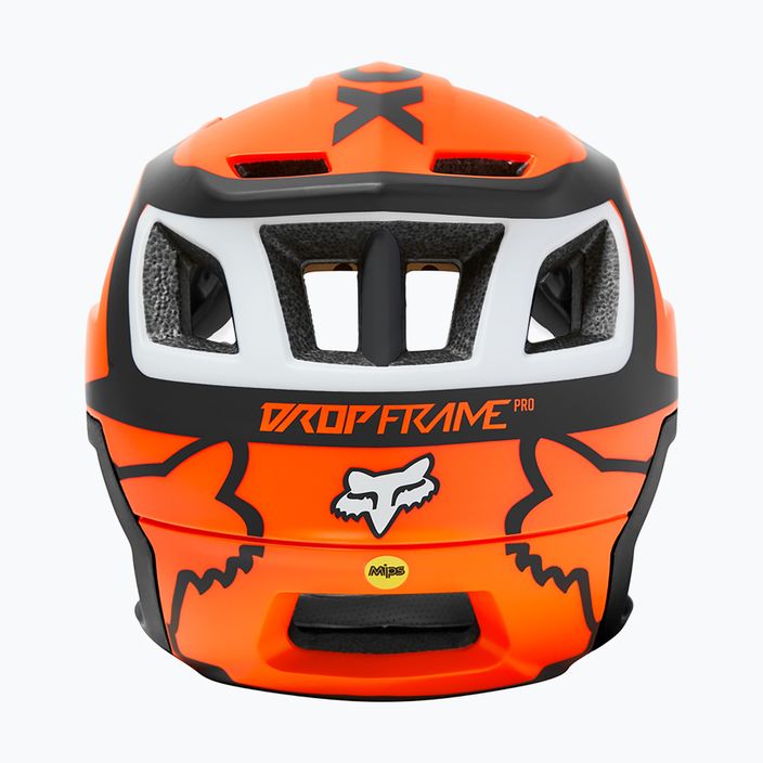 Kask rowerowy Fox Racing Dropframe Pro Dvide orange 11