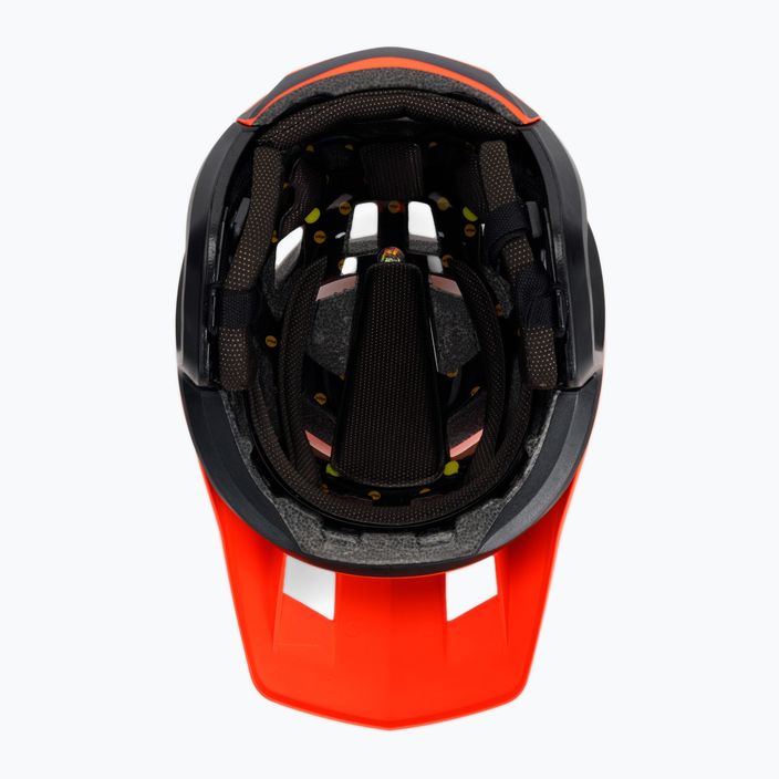 Kask rowerowy Fox Racing Dropframe Pro Dvide orange 5