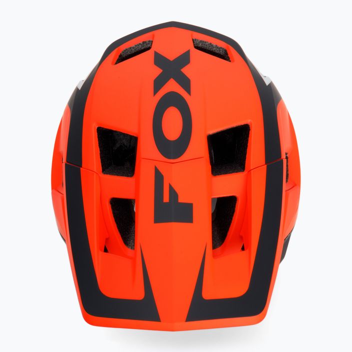 Kask rowerowy Fox Racing Dropframe Pro Dvide orange 6