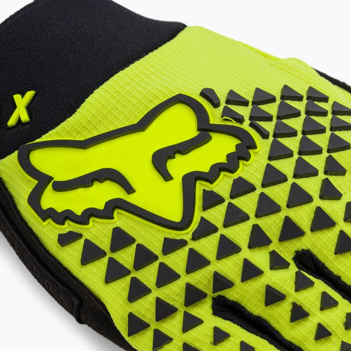 Rękawiczki rowerowe męskie Fox Racing Defend fluorescent yellow 4