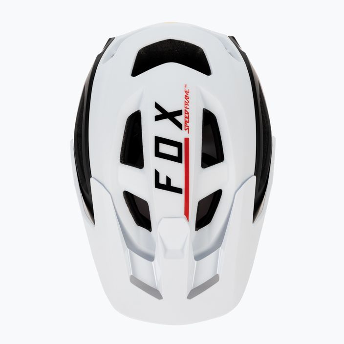 Kask rowerowy Fox Racing Speedframe Pro Blocked white/black 6
