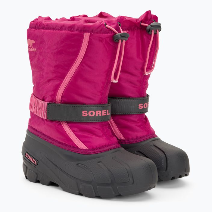 Śniegowce juniorskie Sorel Flurry Dtv deep blush/tropic pink 4