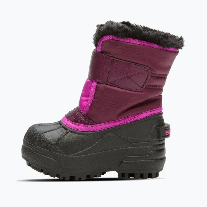Śniegowce dziecięce Sorel Snow Commander purple dahlia/groovy pink 9
