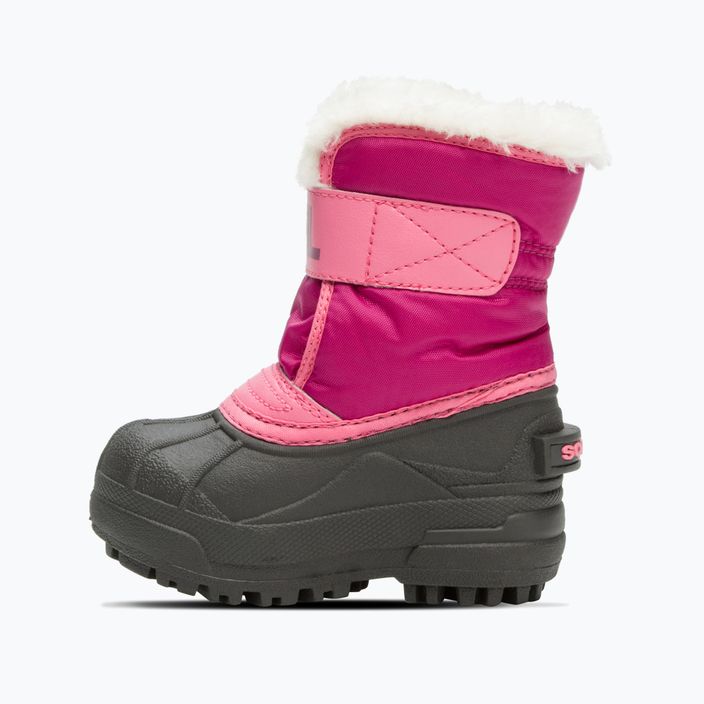 Śniegowce dziecięce Sorel Snow Commander tropic pink/deep blush 8