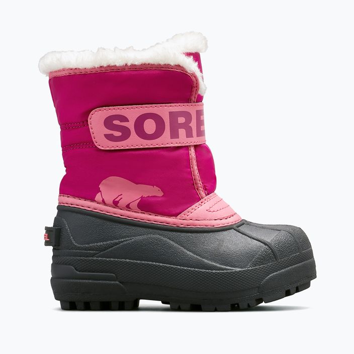 Śniegowce juniorskie Sorel Snow Commander tropic pink/deep blush 7