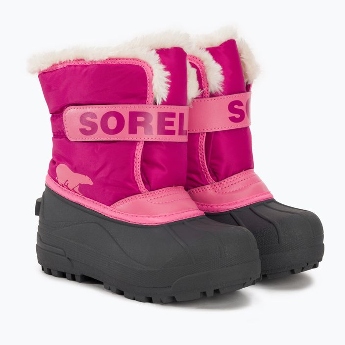 Śniegowce juniorskie Sorel Snow Commander tropic pink/deep blush 4