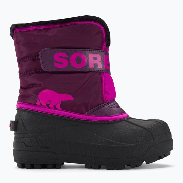 Śniegowce juniorskie Sorel Snow Commander purple dahlia/groovy pink 2