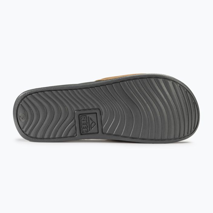 Klapki męskie REEF One Slide grey/tan 4