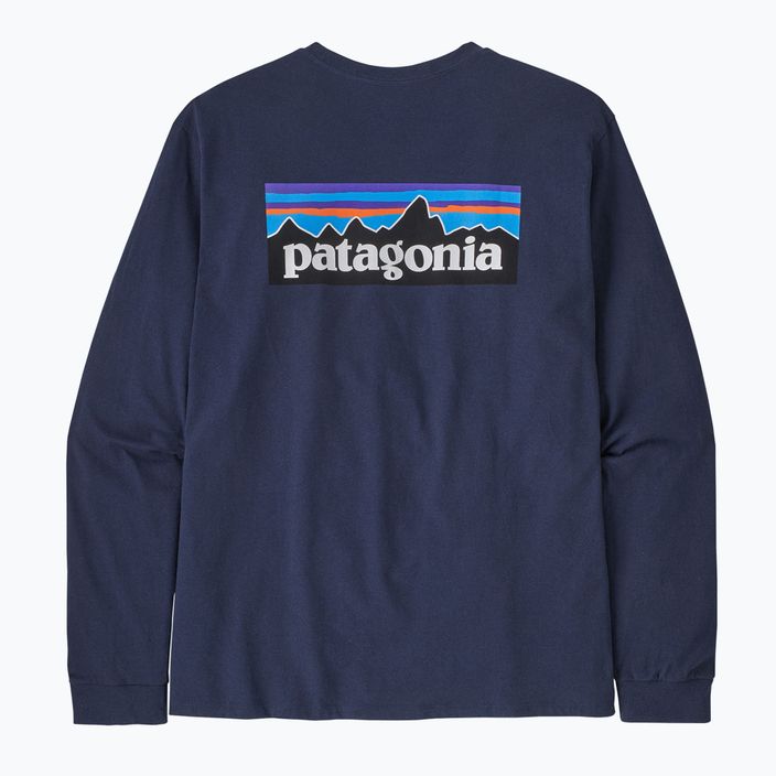 Longsleeve męski Patagonia P-6 Logo Responsibili classic navy 5