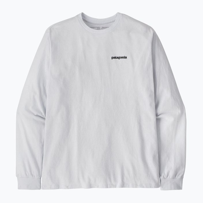 Longsleeve męski Patagonia P-6 Logo Responsibili white 3