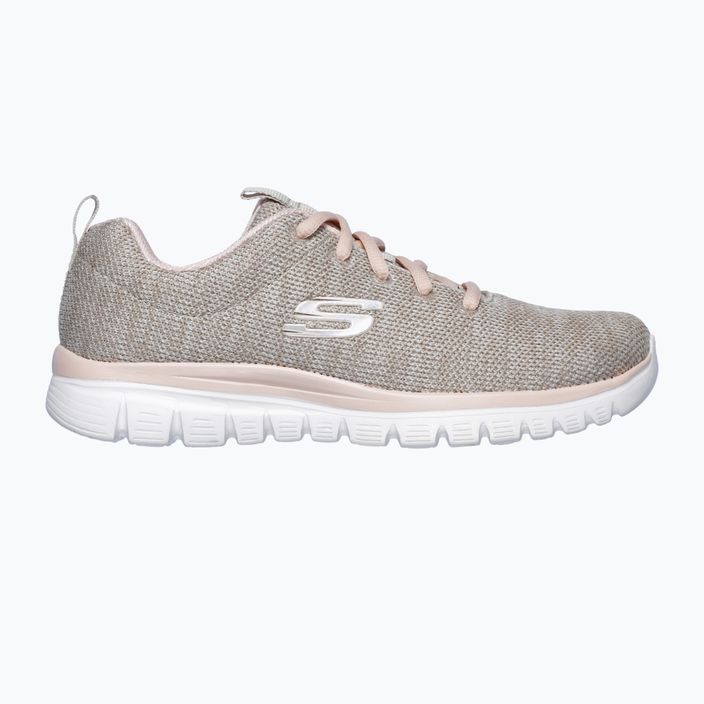 Buty damskie SKECHERS Graceful Twisted Fortune natural/coral 7