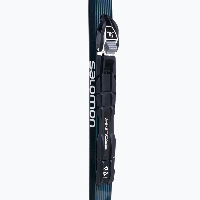 Narty biegowe dziecięce Salomon Aero Grip Jr. + wiązania Prolink Access black/blue 8