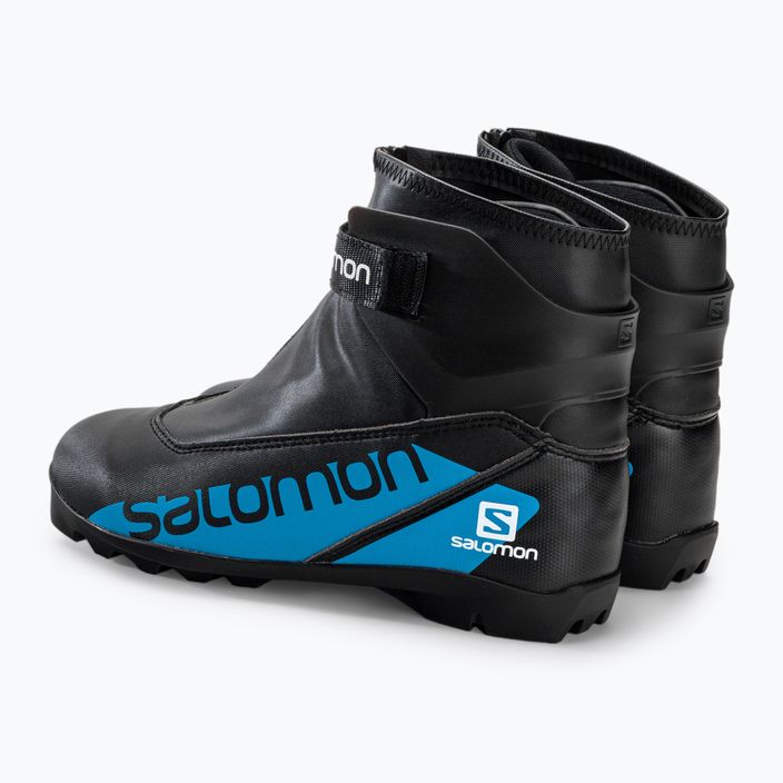 Buty do nart biegowych dziecięce Salomon R/Combi Jr. Prolink black/blue 3