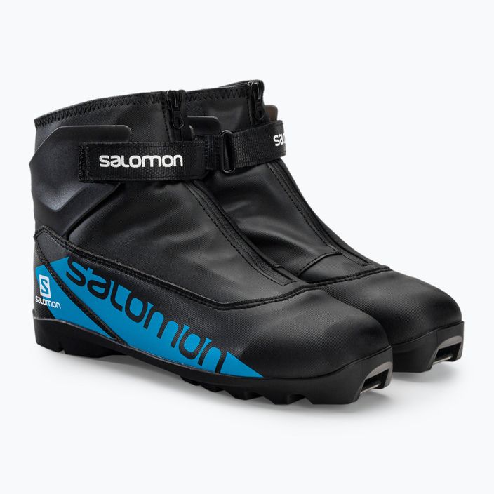 Buty do nart biegowych dziecięce Salomon R/Combi Jr. Prolink black/blue 5