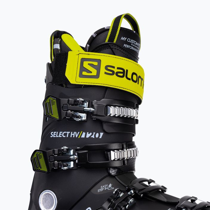 Buty narciarskie męskie Salomon Select HV 120 black/belluga/acid green 6