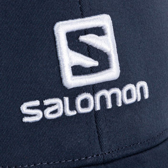 Czapka z daszkiem Salomon Logo Mood indigo 5