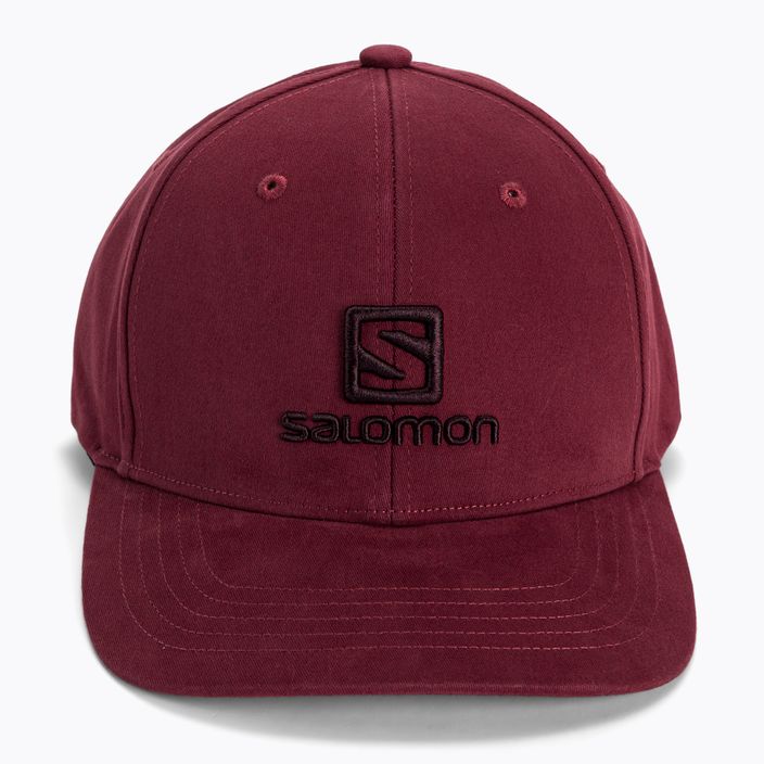 Czapka z daszkiem Salomon Logo cabernet 4
