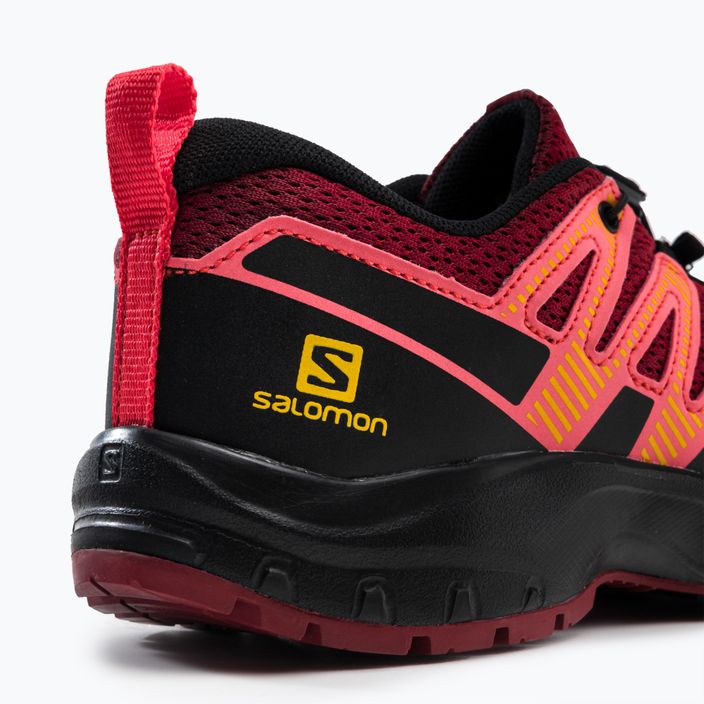 Buty do biegania dziecięce Salomon XA Pro V8 dahlia/black/pord 9