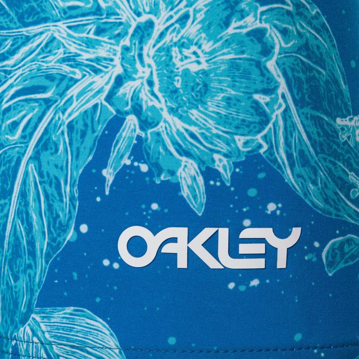 Szorty kąpielowe męskie Oakley Retro Split 21 light blue flower/stripe 3