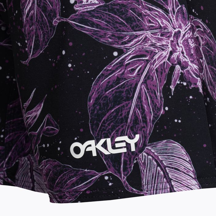 Szorty kąpielowe męskie Oakley Retro Split 21 purple flower/stripe 3
