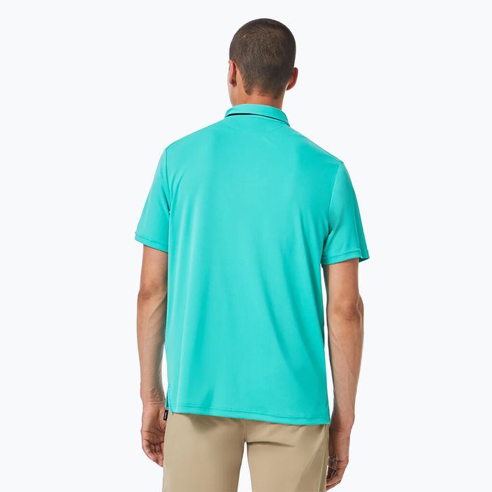 Koszulka polo męska Oakley Divisional UV light emerald 3