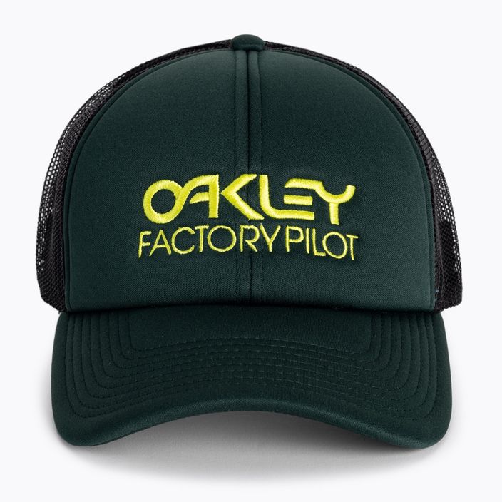 Czapka z daszkiem męska Oakley Factory Pilot Trucker hunter green 4