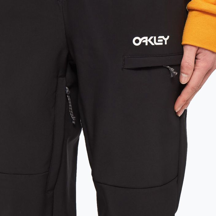 Spodnie snowboardowe damskie Oakley TC Dharma Softshell Bib blackout 3
