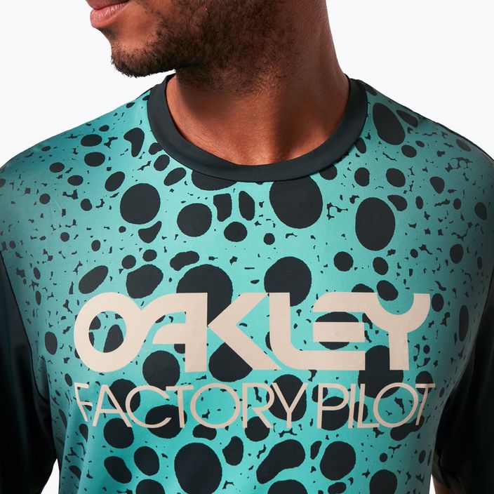 Koszulka rowerowa męska Oakley Maven RC green frog 6