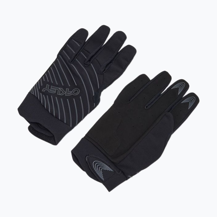 Rękawiczki rowerowe męskie Oakley Drop In MTB Glove 2.0 blackout/uniform grey 5