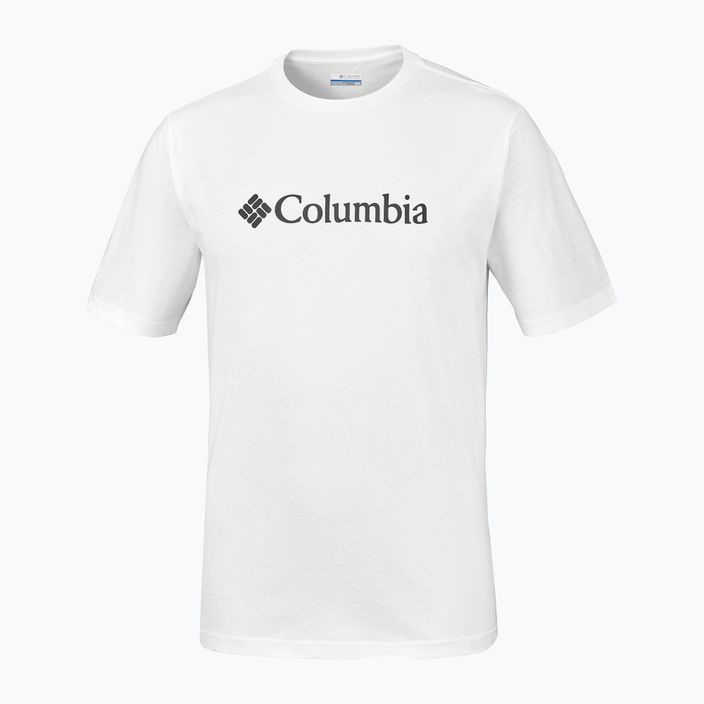 Koszulka trekkingowa męska Columbia CSC Basic Logo white 6