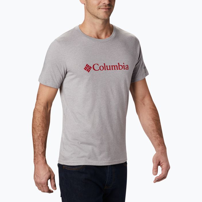 Koszulka męska Columbia CSC Basic Logo columbia grey heather 2