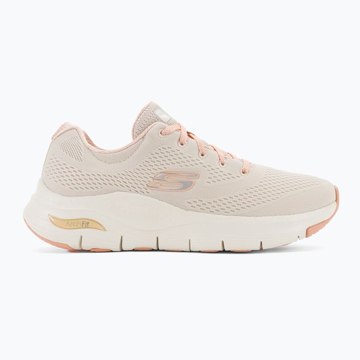 Buty damskie SKECHERS Arch Fit Big Appeal natural/coral 2