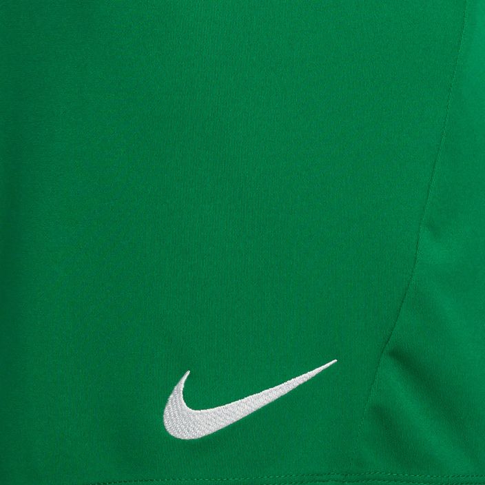 Spodenki piłkarskie męskie Nike Dri-Fit Park III Knit Short pine green/white 3