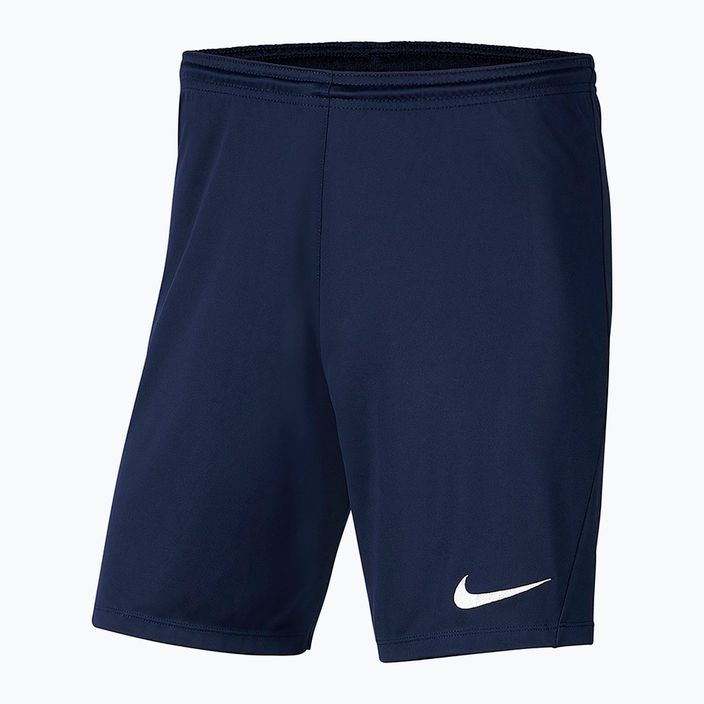 Spodenki piłkarskie dziecięce Nike Dri-Fit Park III Knit Short Jr midnight navy/white
