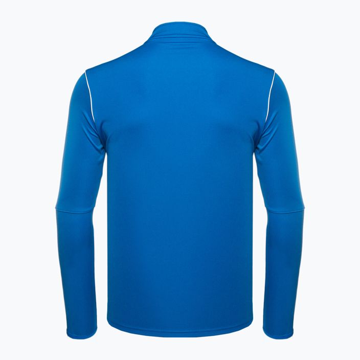 Bluza piłkarska męska Nike Dri-FIT Park 20 Knit Track royal blue/white/white 2