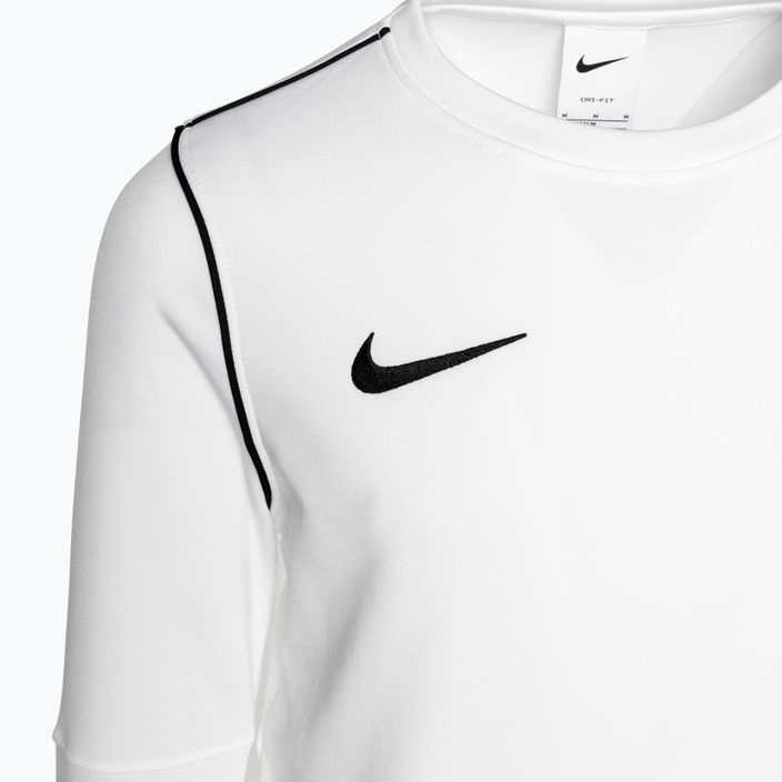 Bluza piłkarska dziecięca Nike Dri-FIT Park 20 Crew white/black/black 3