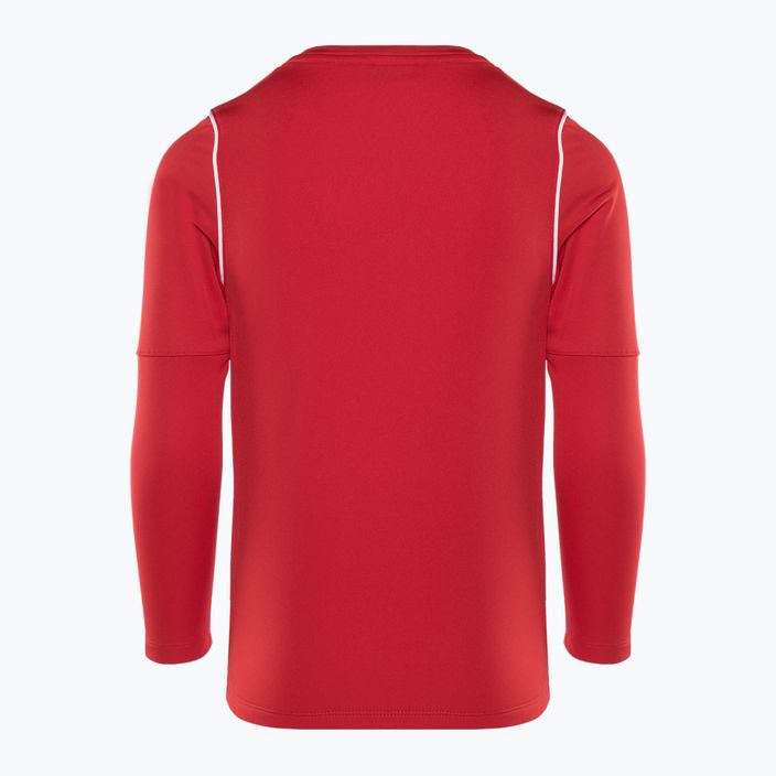 Bluza piłkarska dziecięca Nike Dri-FIT Park 20 Crew university red/white/white 2