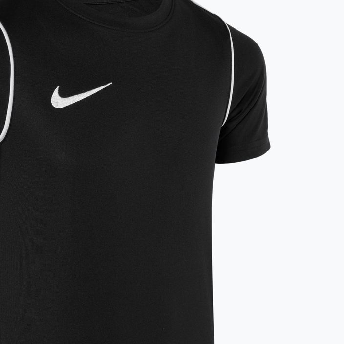 Koszulka piłkarska dziecięca Nike Dri-Fit Park 20 black/white 3