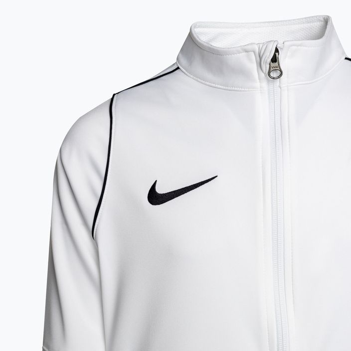 Bluza piłkarska dziecięca Nike Dri-FIT Park 20 Knit Track white/black/black 3